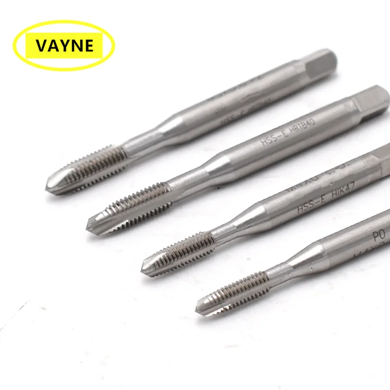 VAYNE HSSE Британская система Спиральные остроконечные метчики с луженым покрытием