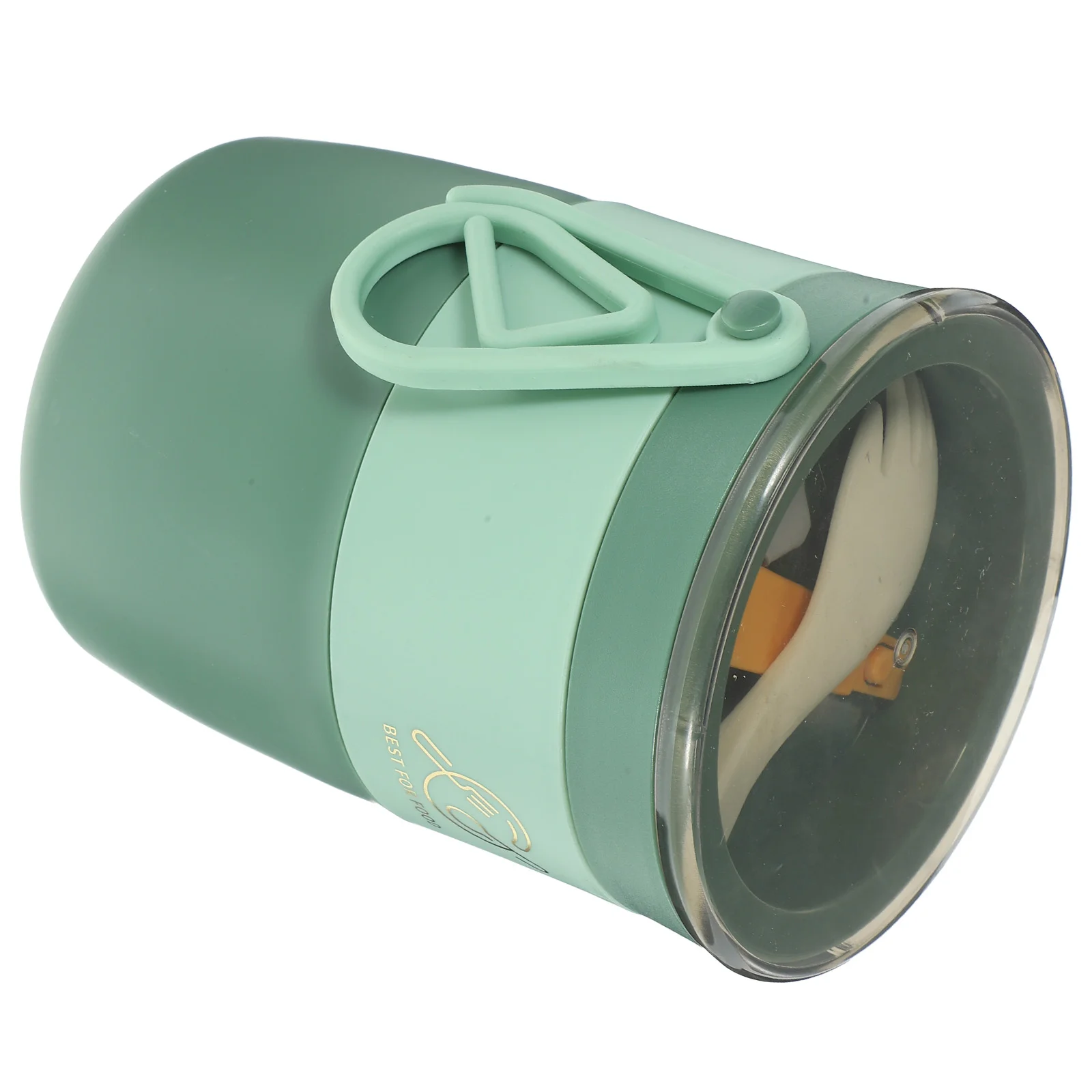 

Insulated Plastic Food Cup Breakfast Container Leakproof Soup Cup Lunch Bento Cup Milk Cup with Spoon and Lid