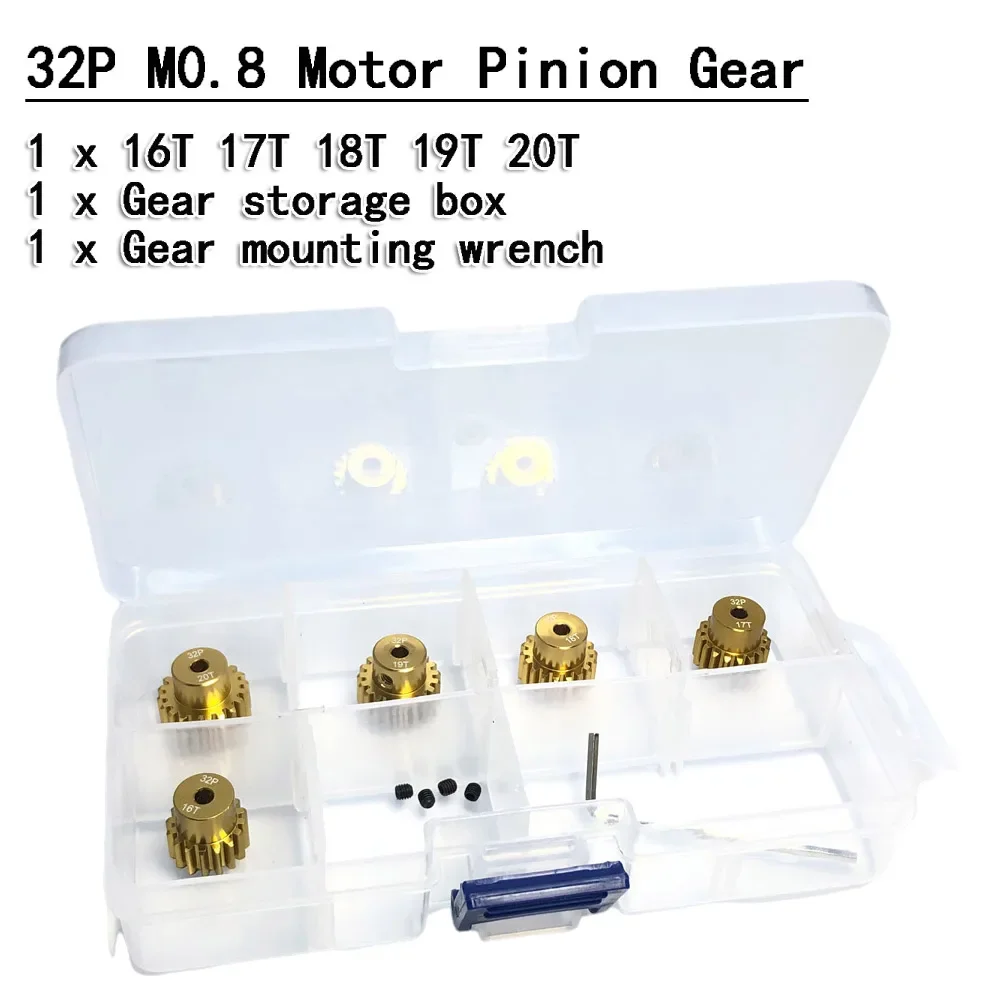 32DP 540 Шестерня двигателя 12T 13T 14T 15T 16T 3 175 мм Шестерни вала Набор деталей для 1/10 RC