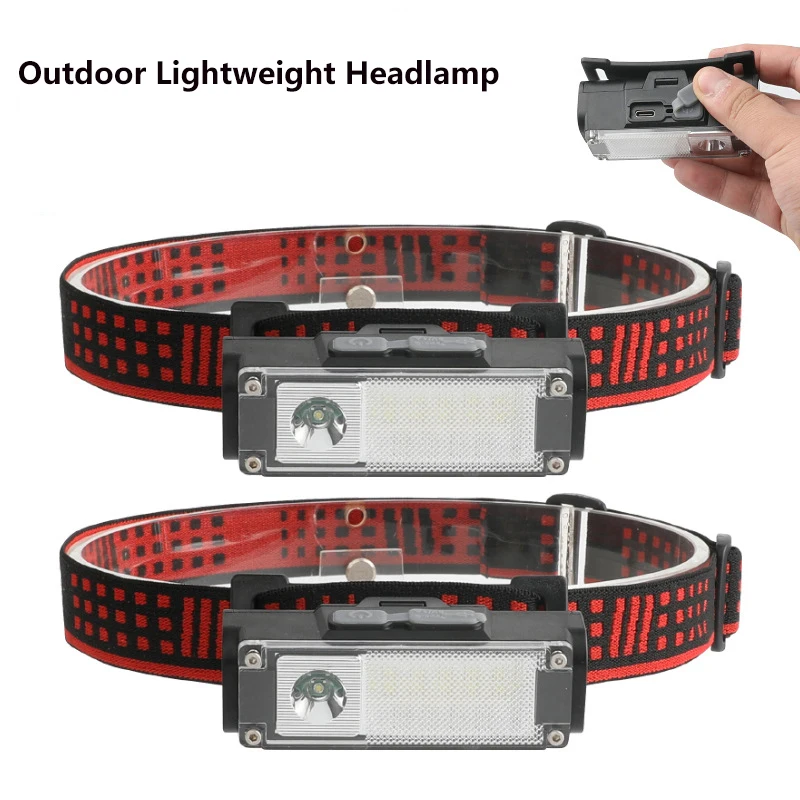 Powerful Rechargeable Head  Outdoor Camping Nightlife Led Lighting High-power Bright Light Headlights For The Flashlight