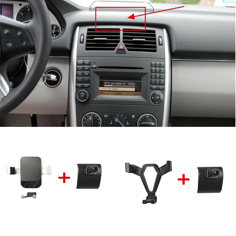 1Set ABS Material For 2009-2011 W245 B180 B200 Special Car Phone Holder Fixed Bracket Stand Mobile Gravity Linkage