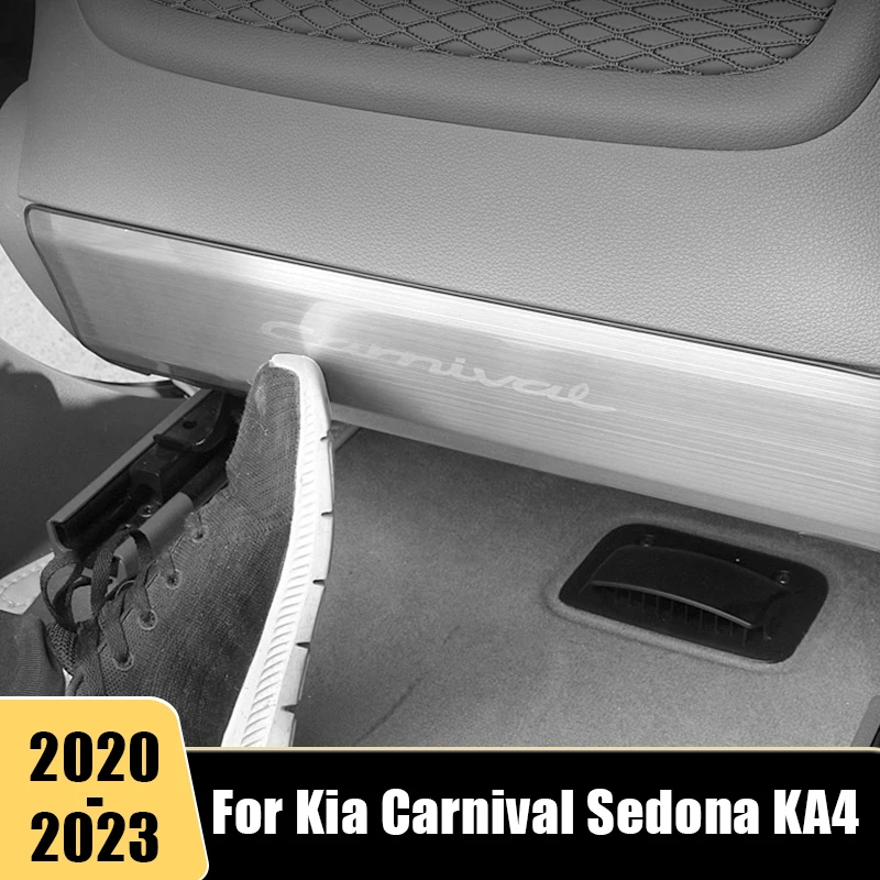 

Для Kia Carnival Sedona KA4 2020 2021 2022 2023, защитная накладка на заднее сиденье автомобиля, защита от царапин