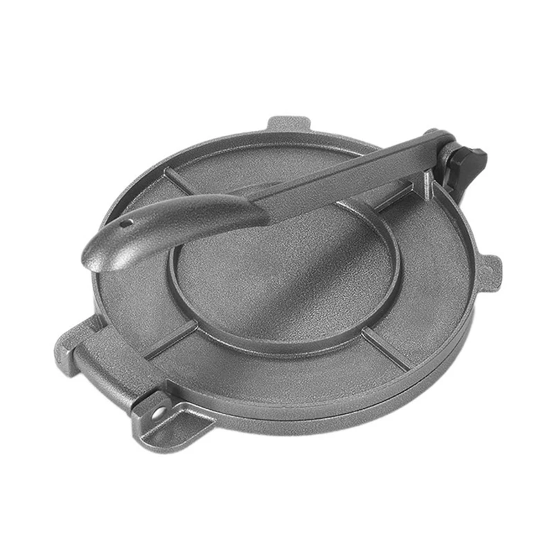 

Алюминиевый кондитерский пресс для теста, складная ручка для сковороды «сделай сам», пресс для тортильи, 8 дюймов для кухни, для приготовлен...