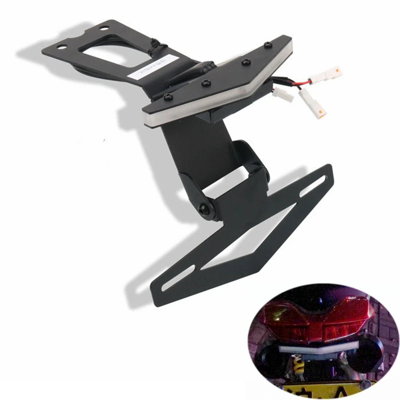 

Motorcycle Rear Tail Light Brake Turn Signals Integrated LED License Plate Bracket For DUCATI Monster 950 937 2021 2022