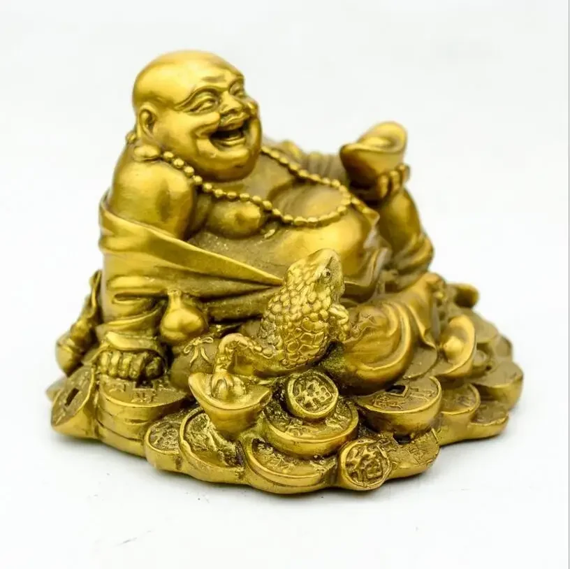 Монета из чистой меди Золотая жаба сумка Будды Юаньбао предметы интерьера