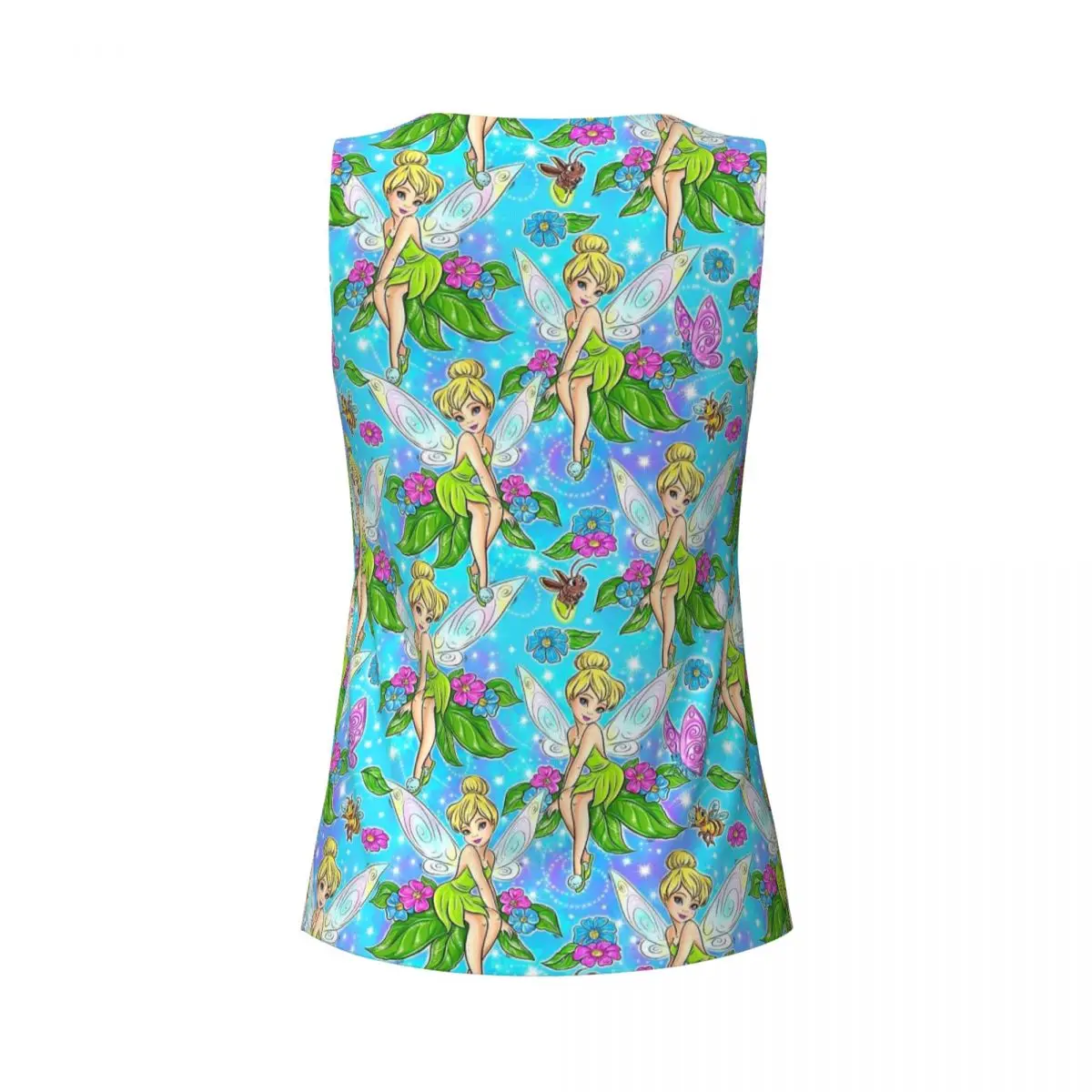 Новинка оригинальные Феи Tinkerbell Мультяшные тренировочные майки для женщин