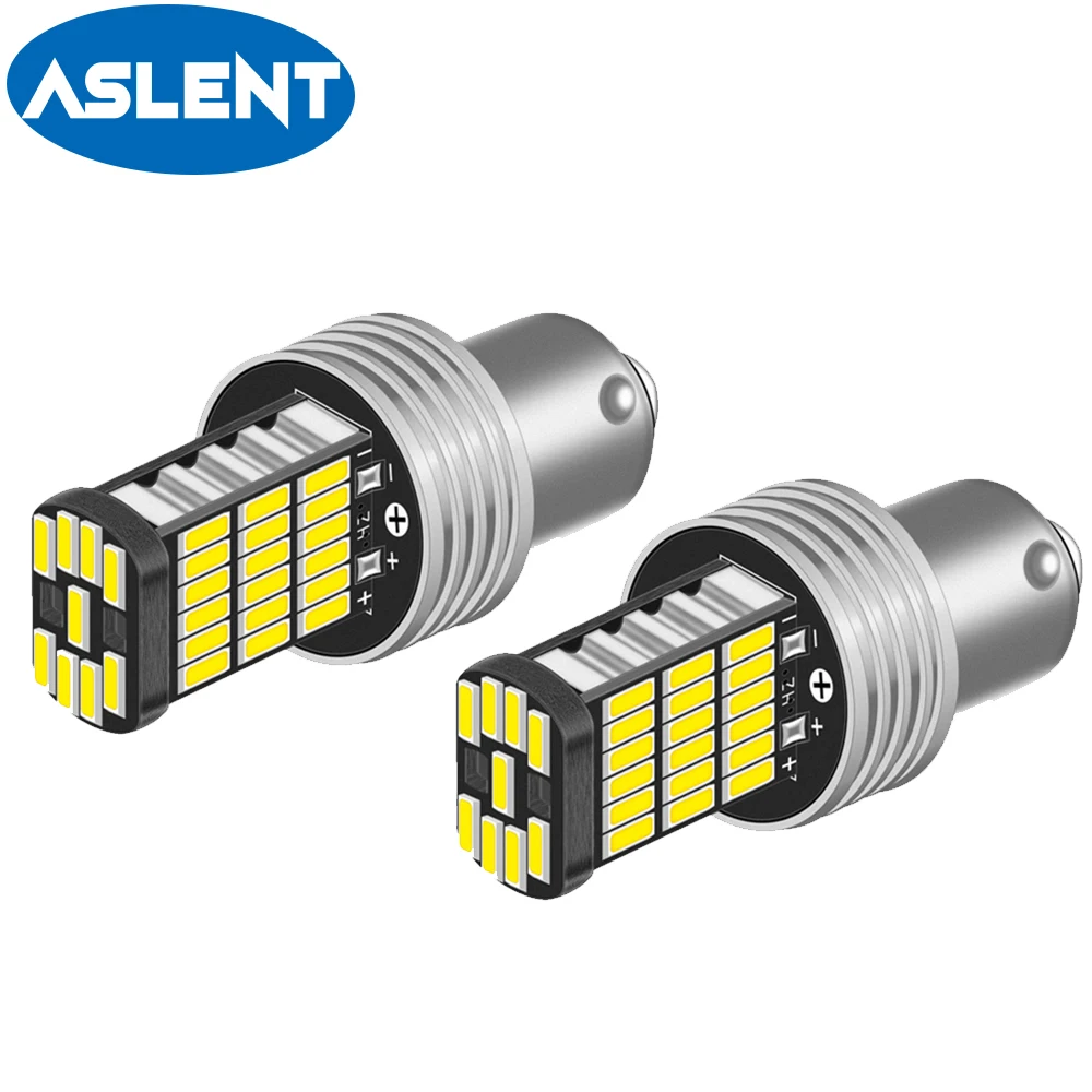 2 шт. Автомобильные светодиодные лампы 1156 1157 BA15S BAY15D P21W P21/5W PY21W BAU15S | Автомобили и