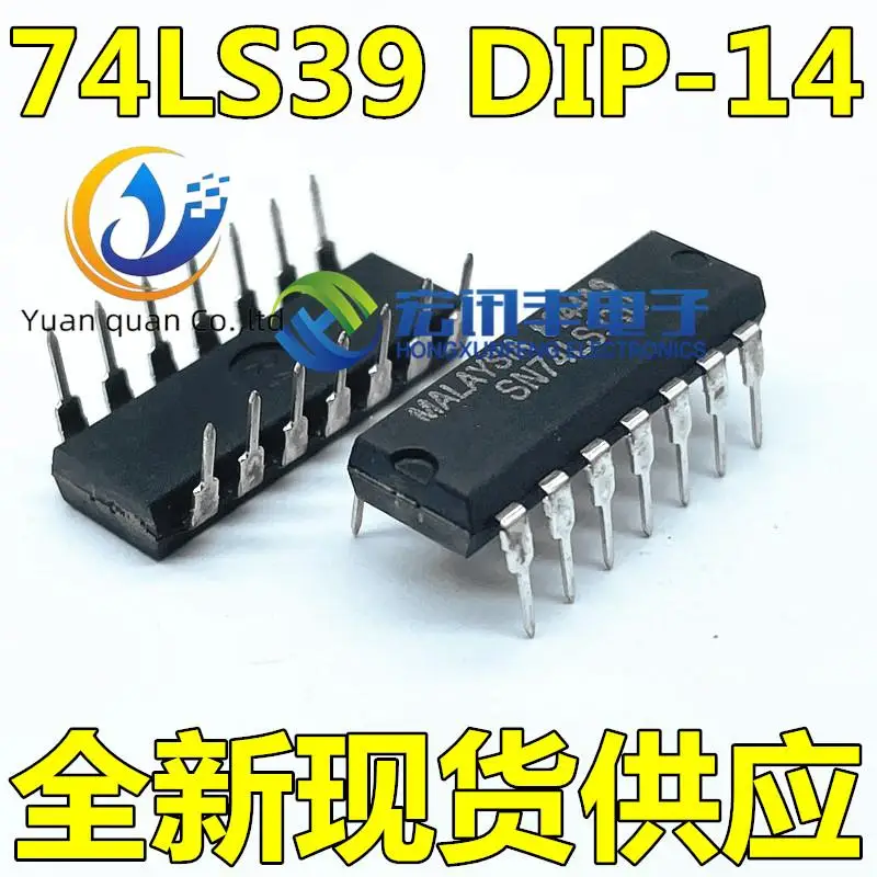 

30 шт. Оригинальный Новый SN74LS39N HD74LS39P 74LS39 выход 2 Входная Клемма четыре и без буфера DIP-14