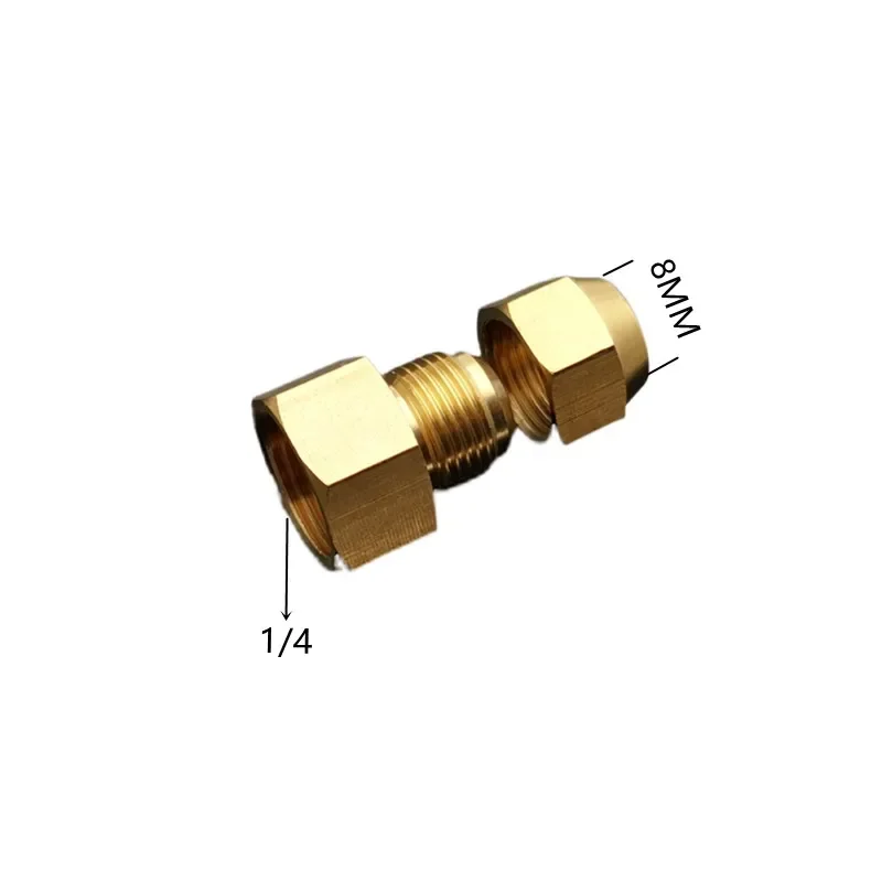 

Латунное внутреннее расклешенное соединение 1/2 1/4 холодильные фитинги для медных труб 6, 8, 10, 12, 16 мм
