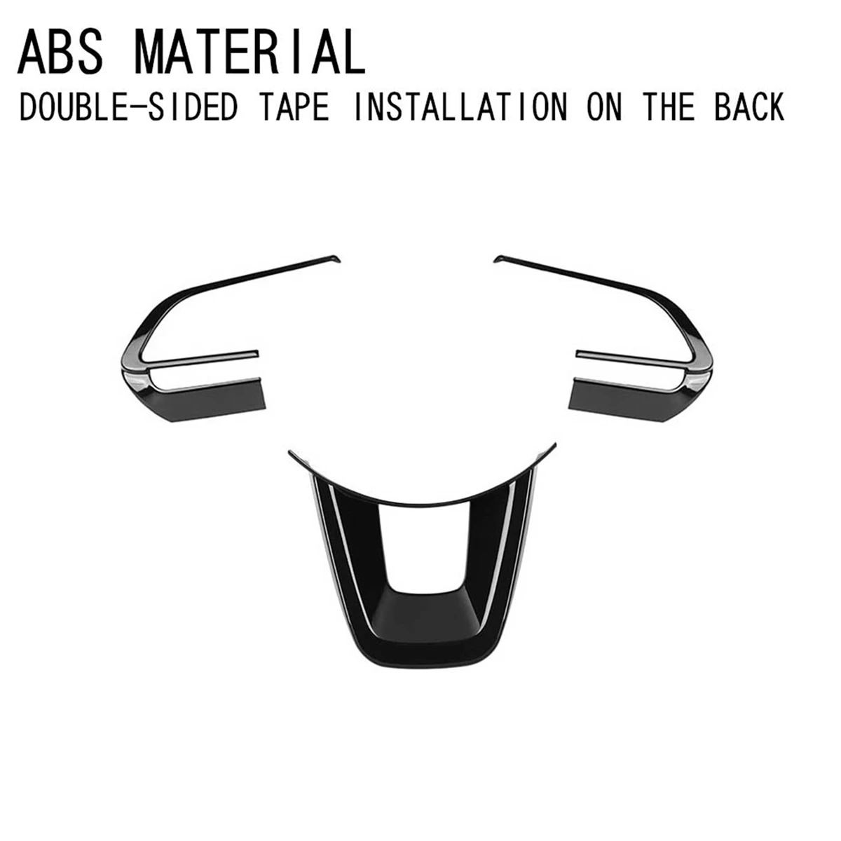 3 шт./комплект декоративные наклейки на руль автомобиля из углеродного волокна