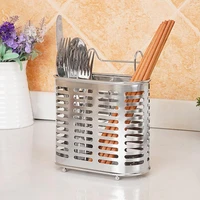 hollow out chopsticks holder anti rust self adhesion ventilation dust proof flatware container kitchen gadgets