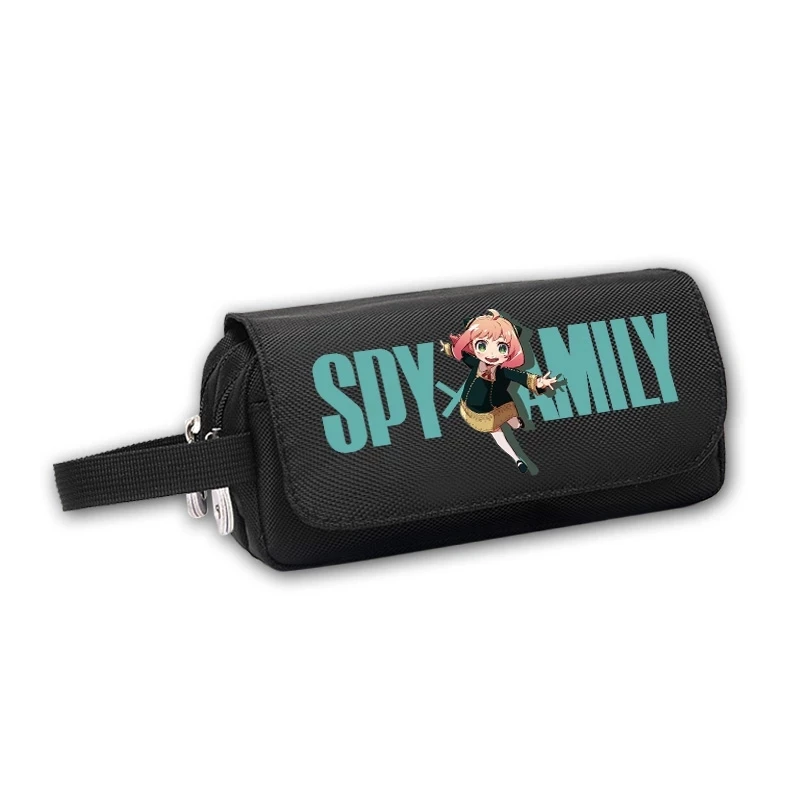 Anime SPY X FAMILY Anya Forger Yor Forger Pencil Case Students Zipper Pen Bag School Stationery Box Storage Gifts