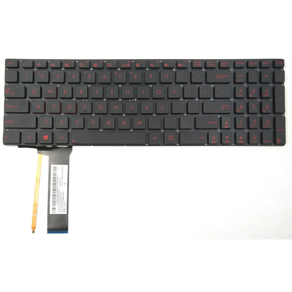 Новая клавиатура для ноутбука Asus N56VZ-S4023V N56VZ-S4026V N56VZ-S4035D N56VZ-S4036V N56VZ-S4044V Series без