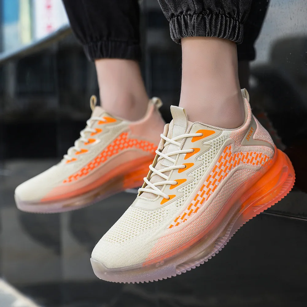 

Men Sports Shoes 2023 Casual Sneakers Spring Fashion Breathable Running Shoe Non-Slip mens Zapatillas Hombre Size 39-44