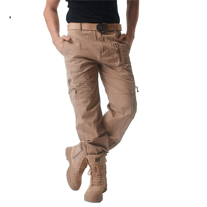 

Брюки-карго мужские тактические, штаны в стиле милитари, армейский Стиль, повседневные джоггеры, камуфляжные прямые мешковатые штаны со множеством карманов