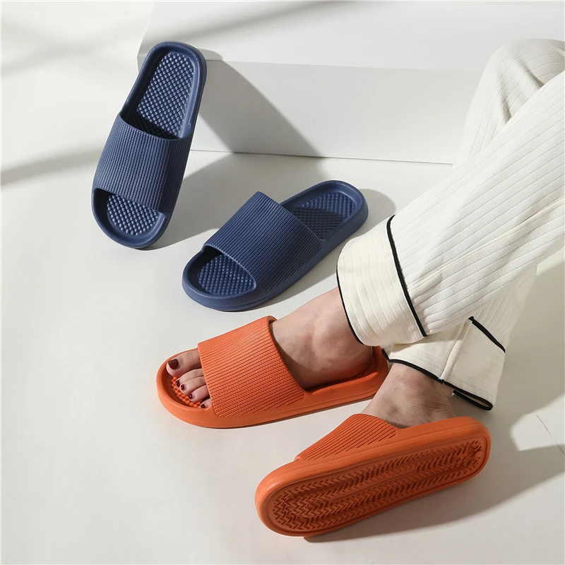 

Summer Women Bathroom Home Slippers Female Sandals Soft Sole Eva Indoor Slides Woman Lightweight Non-Slip Flip Flops 2023 New