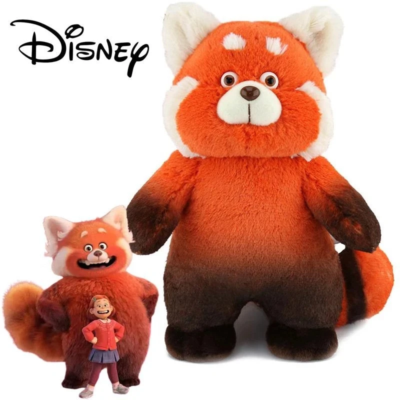 

Disney Pixar Turning Red Bear Plush Toy Cartoon Kawaii Plushies Anime Peripheral Cute Animal Panda 20th Century Fox 2022 Movies