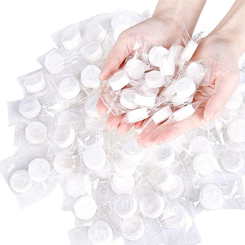 

50PCS Compressed Towel Disposable Coin Tissue Travel Portable Mini Magic Towel