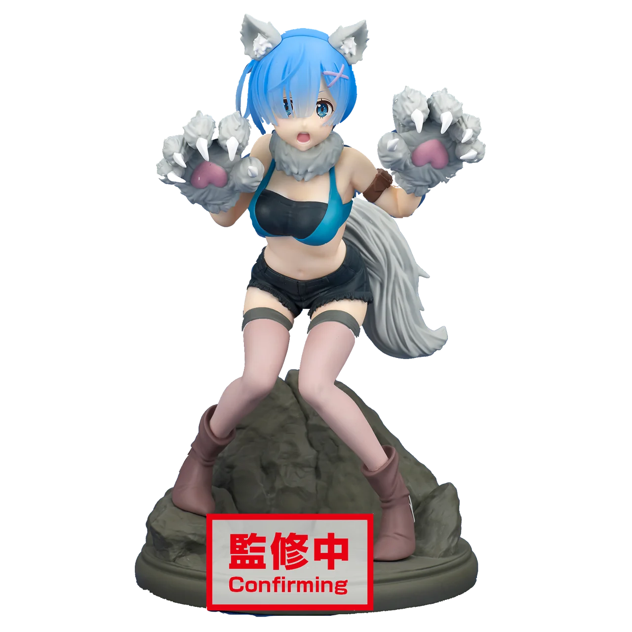 

100% Original Anime Glasses Factory From Zero Rem Rem Beast Jingpin Hand-made Model Ornaments