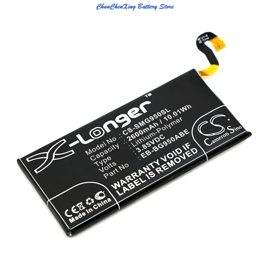 Аккумулятор Cameron Sino 2600 мАч EB-BG950ABE для Samsung Galaxy S8 SM-G9500 G9508 G9508W G950D G950F G950J G950N G950U G950W Dream