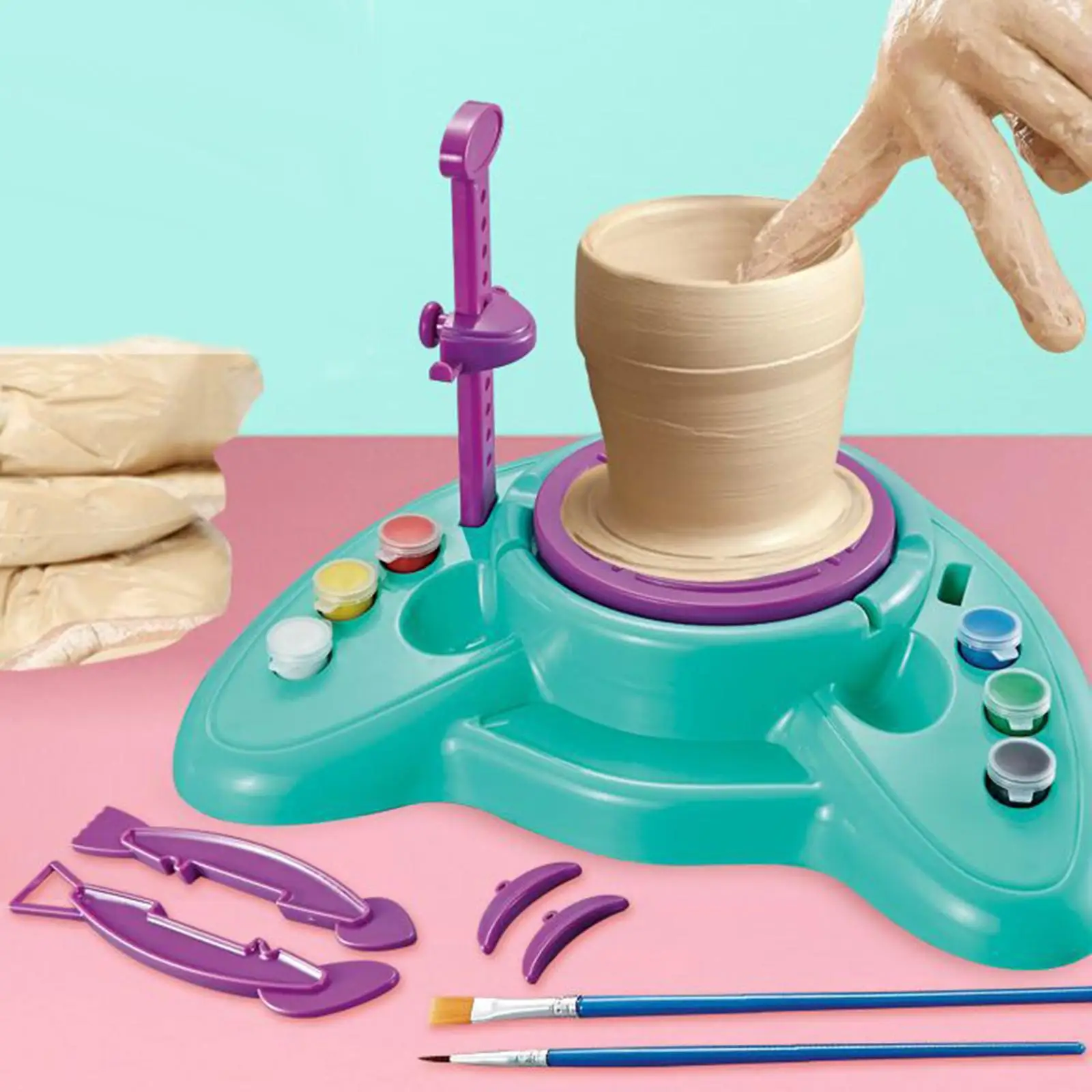 

DIY Pottery Making Production Machine Parent Child Interaction