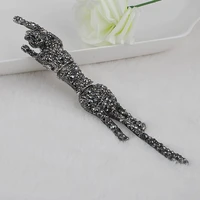 grade leopard crystal broochs for women jewelry lovely woman gifts