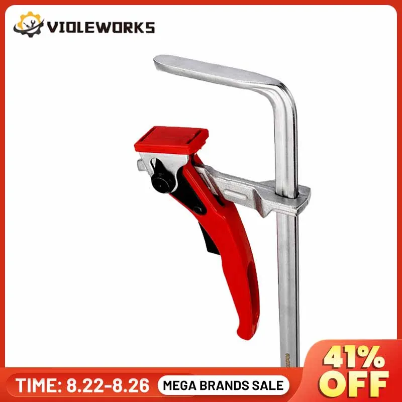 

MFT Clamp 120/200/300mm Quick Guide Rail Clamp F Clamp MFT Clamp For MFT and Guide Rail System Hand Tool Woodworking DIY