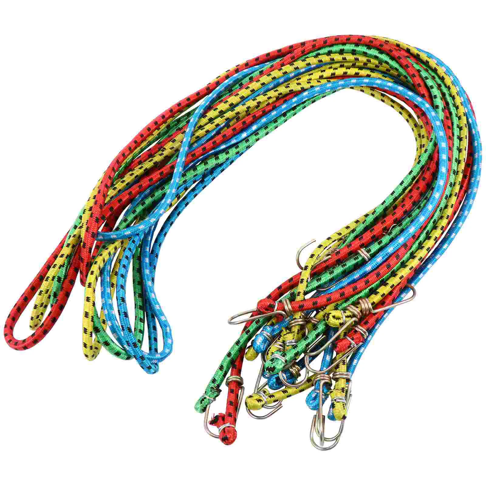 

10Pcs Luggage Tied Rope Stacking Banding Elastic Cord Strap for Motorcycle Bike