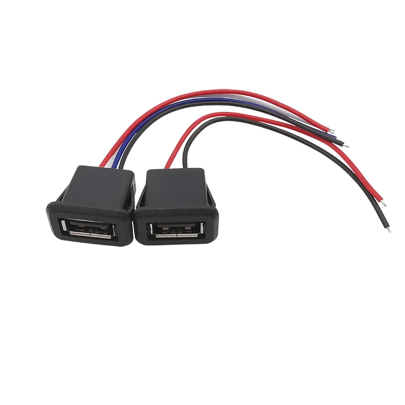 Разъем USB типа A 2 0 гнездовой разъем 2/4-контактный для зарядки USB-разъем