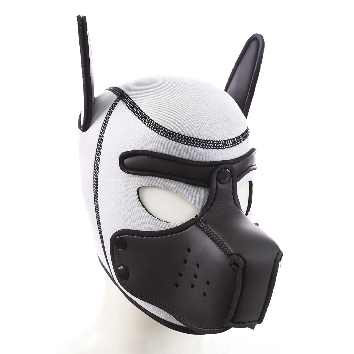 

Костюмы для косплея регулируемый капюшон для щенка маска на все лицо для Хэллоуина ролевая игра фотоголова маски