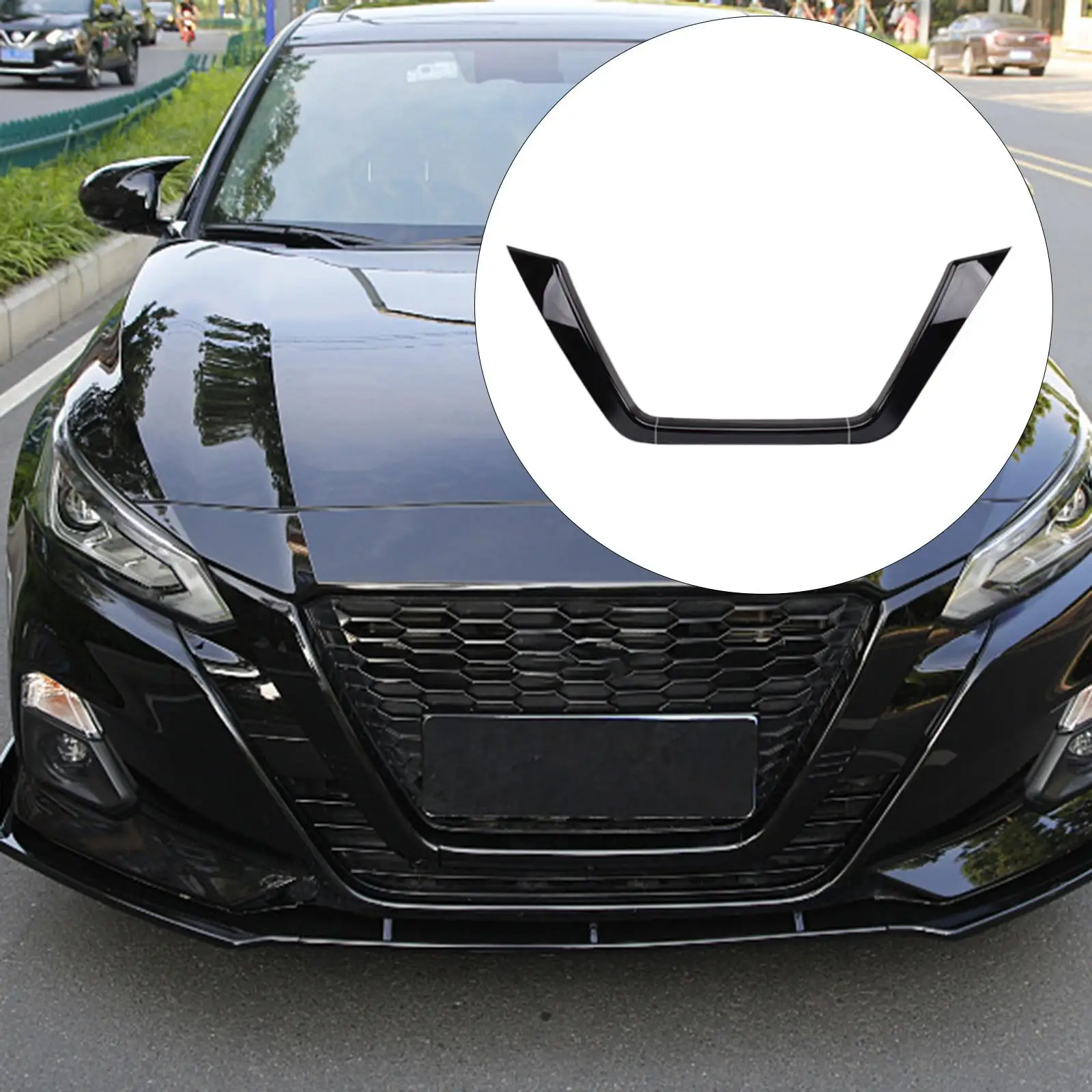 

Front Grill Frame Cover for 2019 to 2021 Replacement Accessories