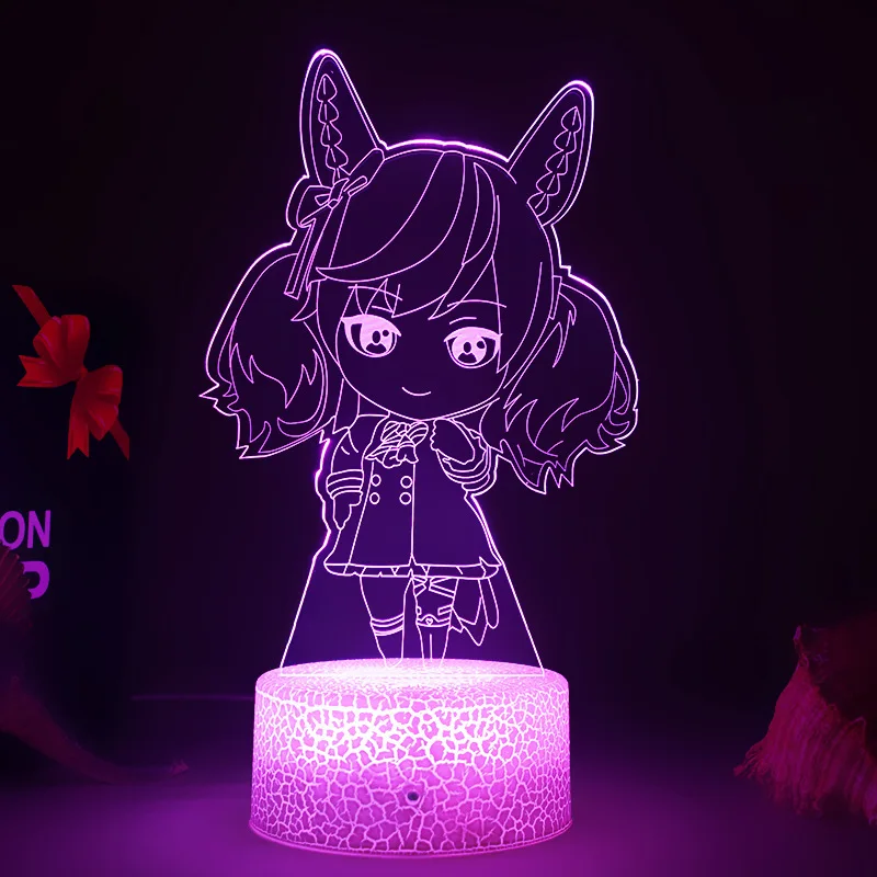 

Anime Pretty Derby Night Light LED Atmosphere Light 3D Night Light Bedroom Bedside Light DIY Birthday Gift Children's Toy