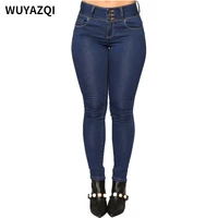 wuyazqi womens jeans fashion hip lift slim fit womens wear wide waist pencil womens pants casual clothes for women