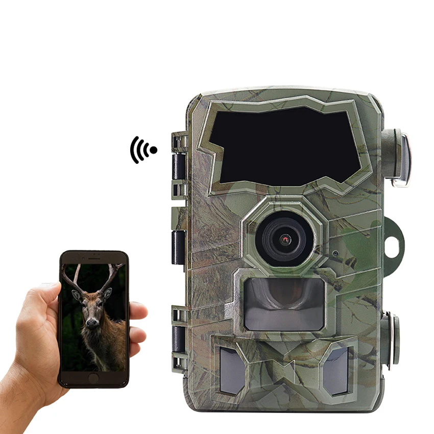 

Wifi App Remote Control 32MP 0.2s Trigger Time IP66 Waterproof 4K Trail Hunting Camera