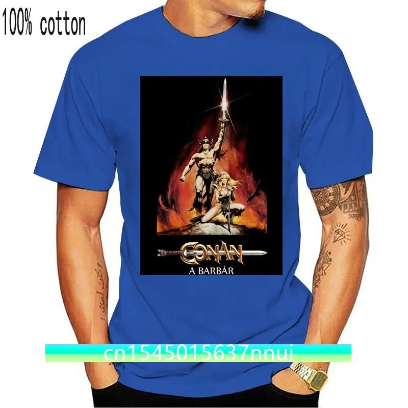 

Conan The Barbarian V2 T-Shirt Black Poster All Sizes S...3Xl Custom Made Tee Shirt
