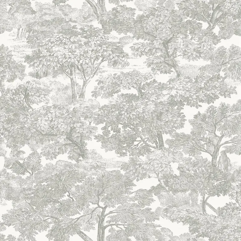 

Spinney Grey Toile Wallpaper 56.4 sq. ft.
