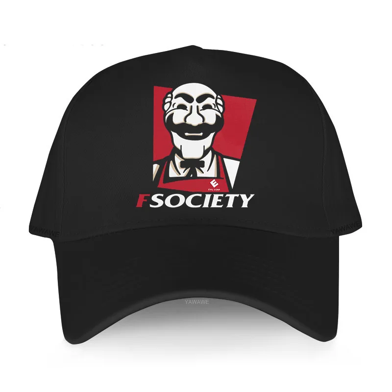 

Hot sale new Leisure and comfortable Sunlight hat Mr Robot FSociety Fashion cotton printed Hat brand original men baseball cap