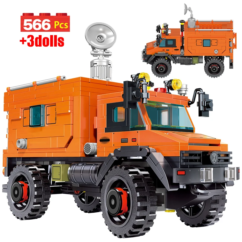 

566PCS City Space Rescue Heavy Truck Car Model Building Blocks Space Exploration Vehicle Figures Bricks Toys for Children Gifts