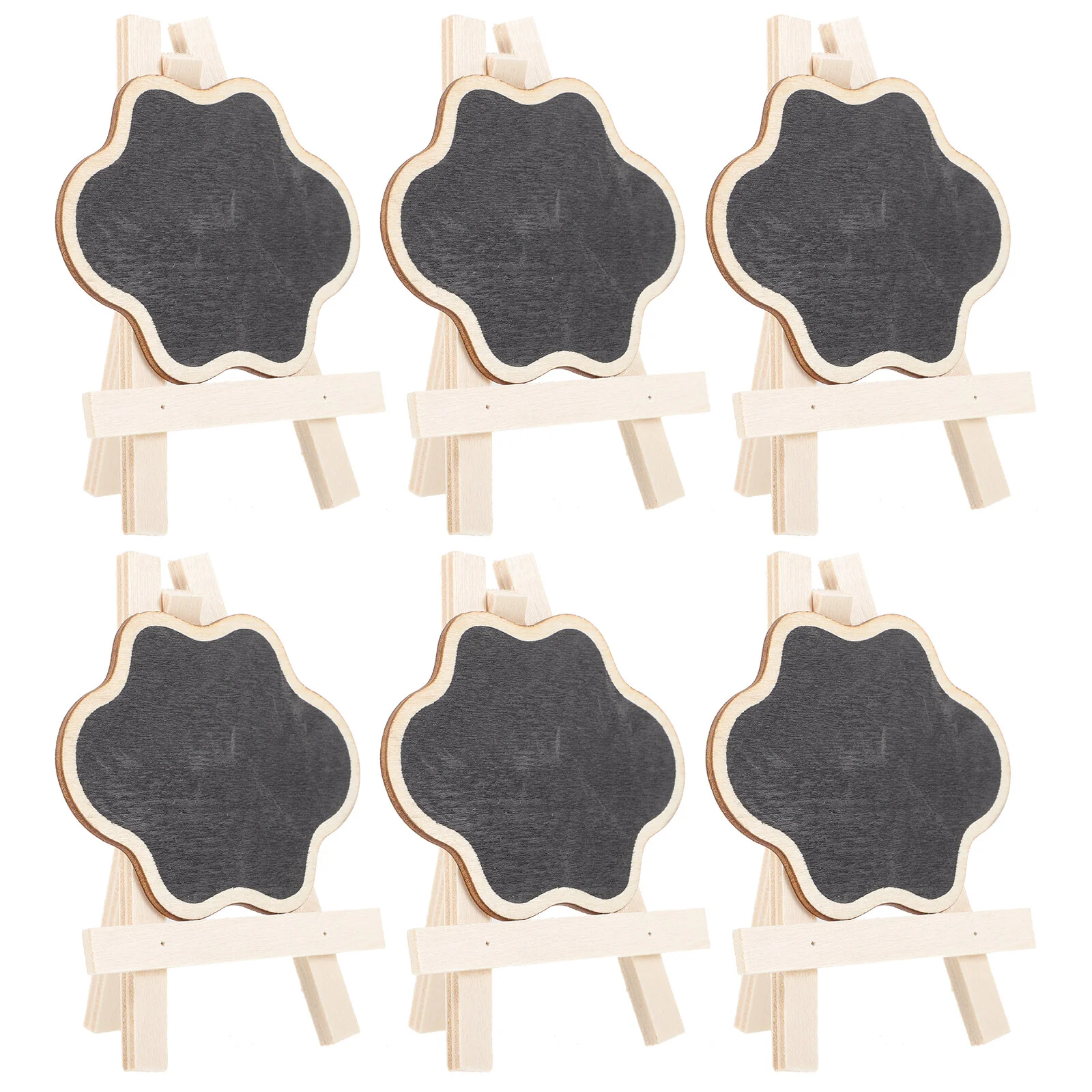 

Canvas Miniature Table Chalkboard Blackboard Signs Stand Chalkboards Message Kids