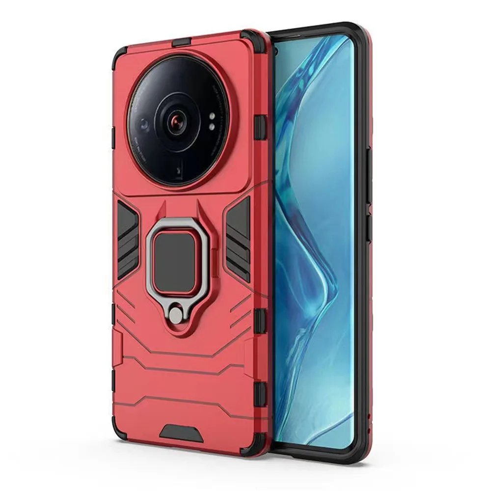 

Case For Xiaomi 12SUltra Case Armor Magentic Ring Car Holder Cover For Xiaomi 12S Ultra Case For Xiaomi 12S Ultra 12X 12 Pro