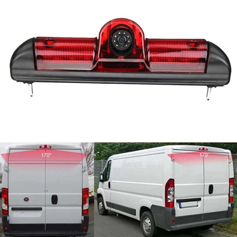 

Car High-Mounted Brake Light Reversing Camera HD Night Vision Rear View Camera Suitable For FIAT Ducato Citroen