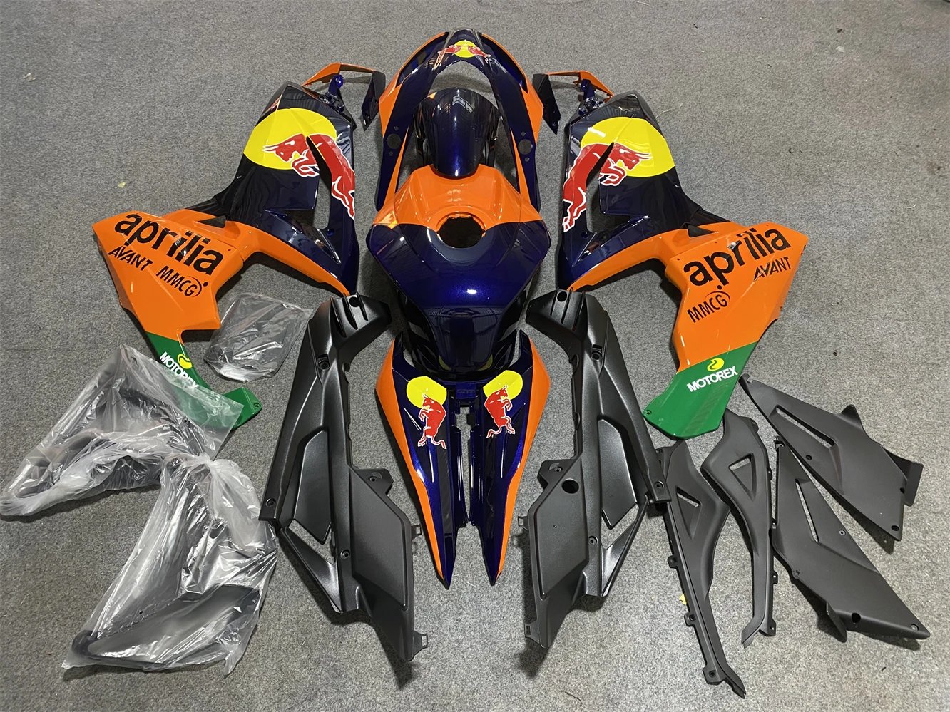 Обтекатель для мотоцикла Apulia RS125 06-11 2006 2007 2008 2009 2010 2011 Синий Оранжевый Зеленый