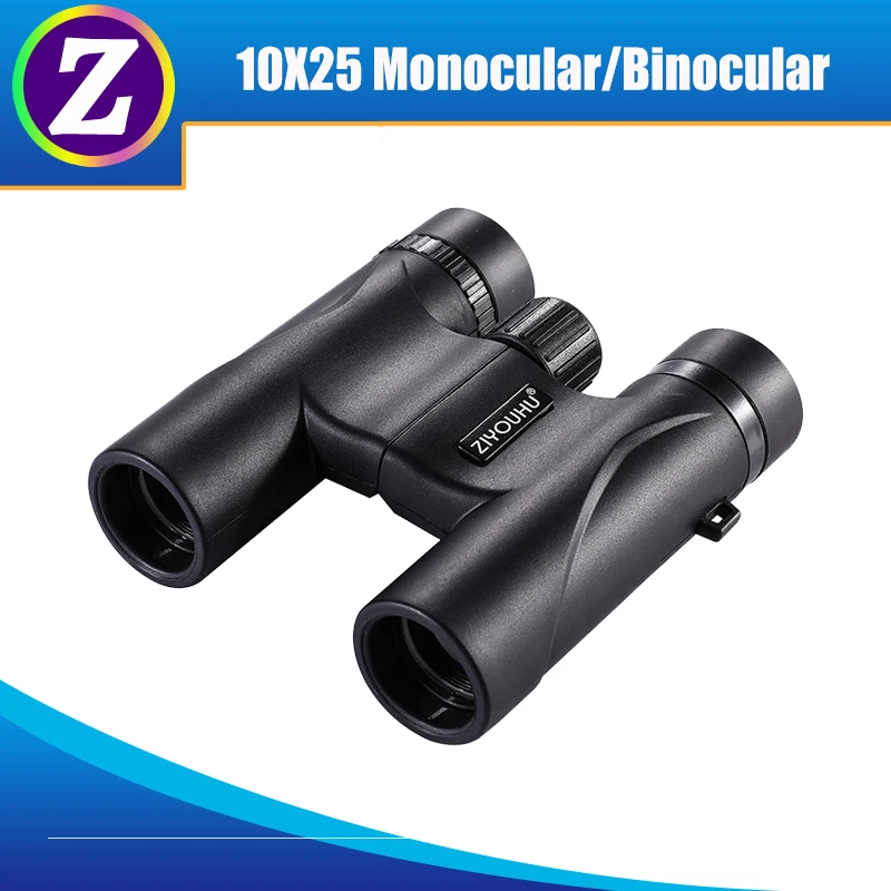 

ZIYOUHU 8/10/12X Zoom Binocular Telescope 22/25/32mm Objective Compact Binocular Spyglass for Outdoor Hunting Camping Hiking