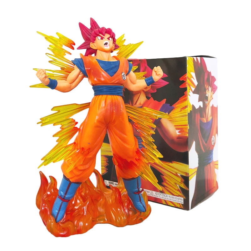 

25cm Son Goku Super Saiyan Figure Anime Dragon Ball Goku Collectible Figurines for Kids DBZ Action Figure Model Gifts