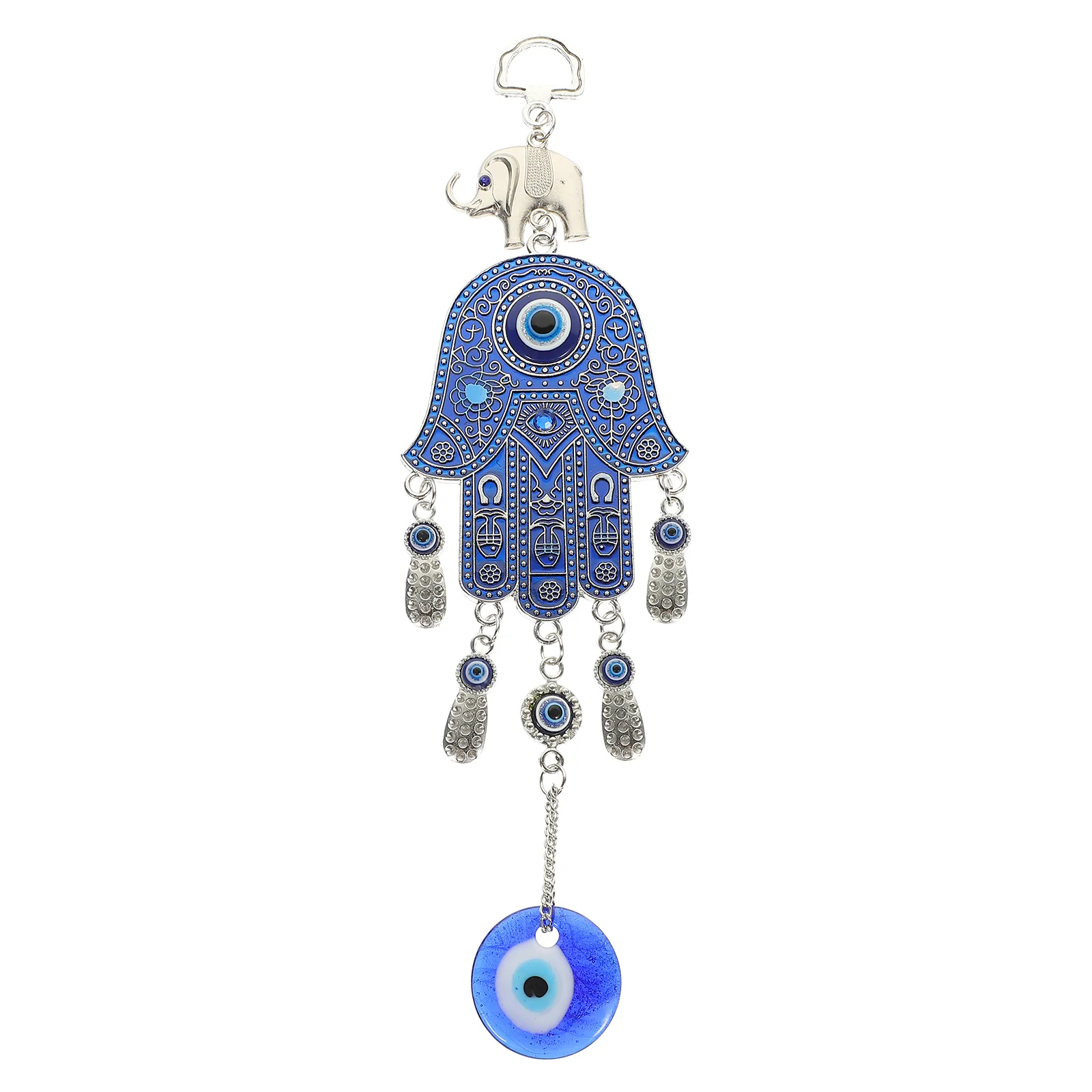 

Eye Evil Hanging Blue Turkish Ornament Charm Hamsa Pendant Decor Amulet Wall Hand Car Decoration Protection Lucky Mirror Catcher
