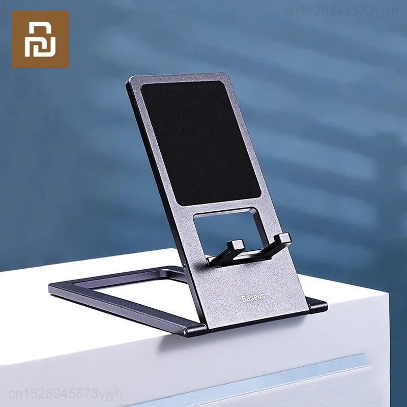 

Youpin Youpin Baseus Foldable Tablet Mobile Phone Desktop Phone Stand For IPhone IPad Desk Holder Desk Bracket Smartphone Stand