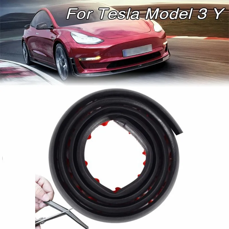 

Автомобильная резиновая уплотнительная лента в комплекте для Tesla Model 3 Y, звукоизоляционная резиновая уплотнительная лента, комплект для шумоподавления и защиты от пыли для автомобиля