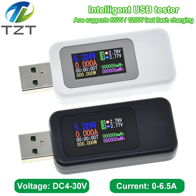 10 в 1 USB-тестер цифровой вольтметр постоянного тока амперметр измеритель