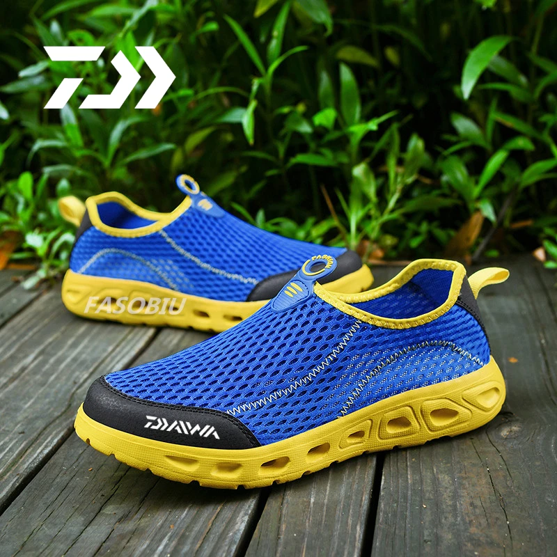 

Daiwa 2021 Summer New Men's Large Durable Shoes Outdoor Sports Wading Men's Shoes Mesh Breathable Mountaineering Fishing Shoes