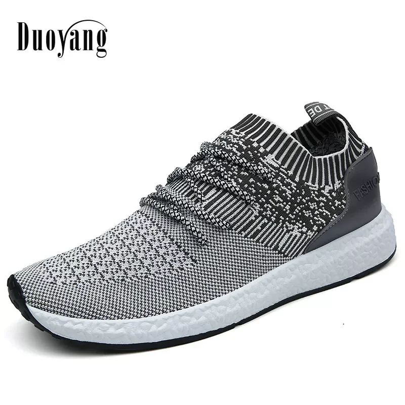 

2023NEW mesh summer shoes men platform sneakers casual man shoes 2022 non-slip breathable mesh lace-up flats men shoes